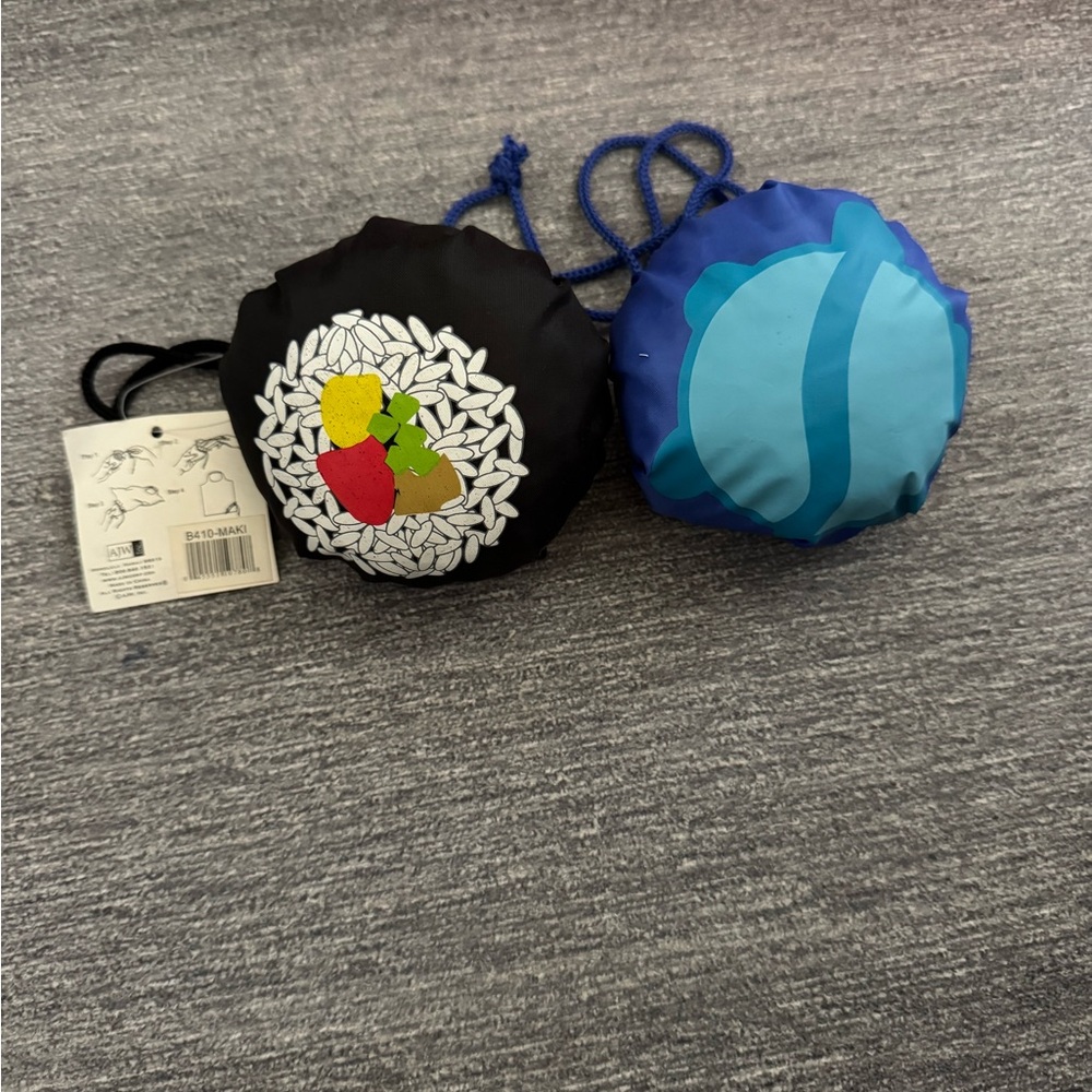 Colorful packable shopping Bags from Hawaii
